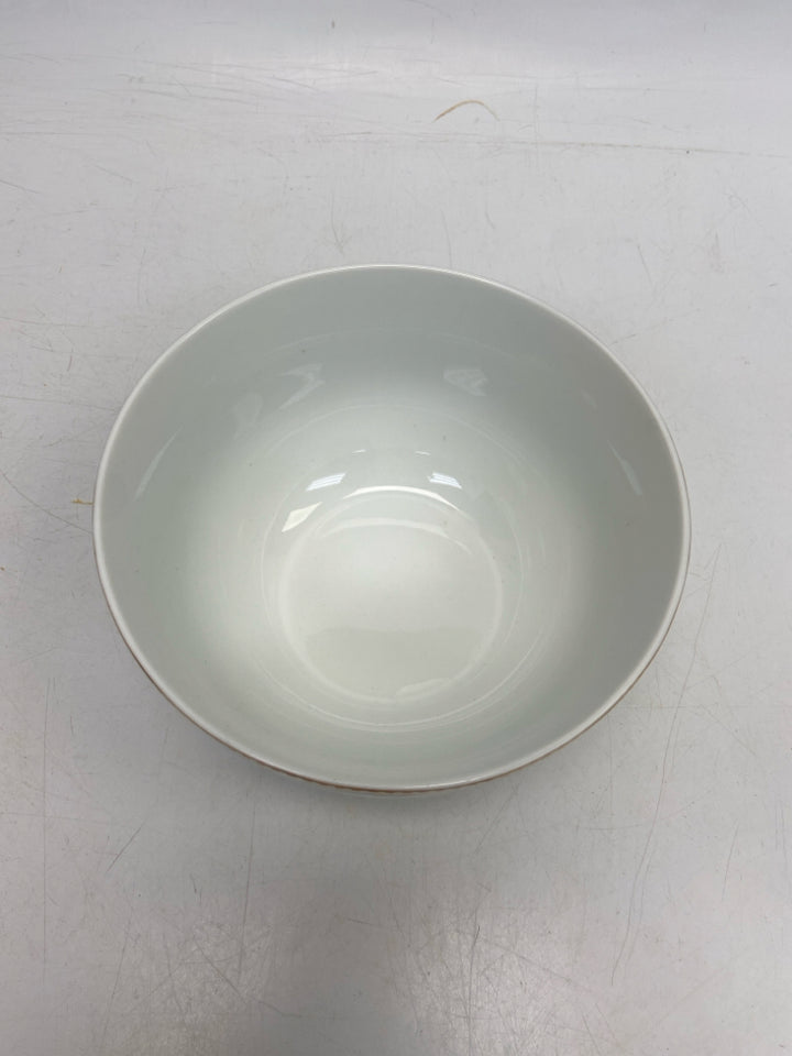 Taupe/White Pink/Multi Flowers Bowl(s)