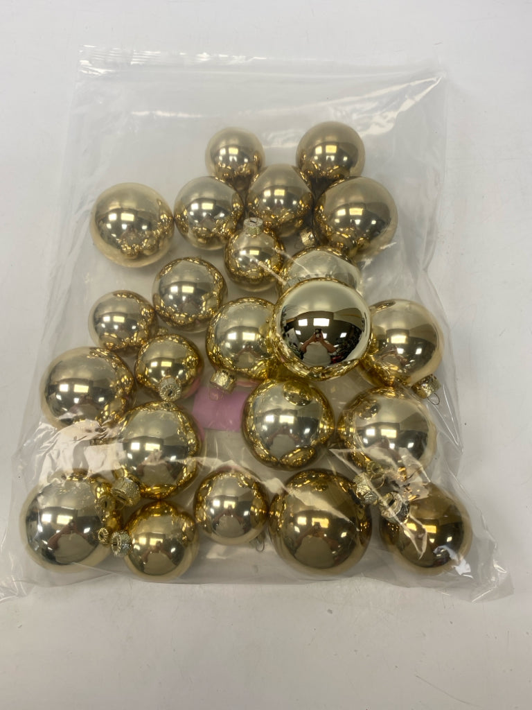 Pale Gold Ornaments