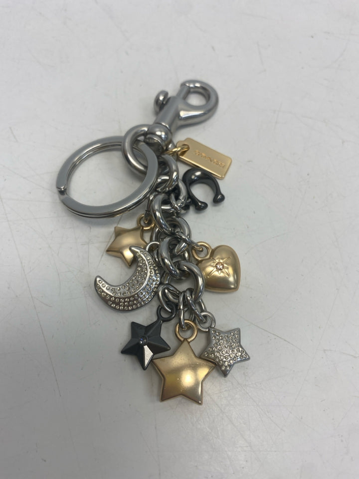 Coach Star Moon Cluster Bag Charm CD859