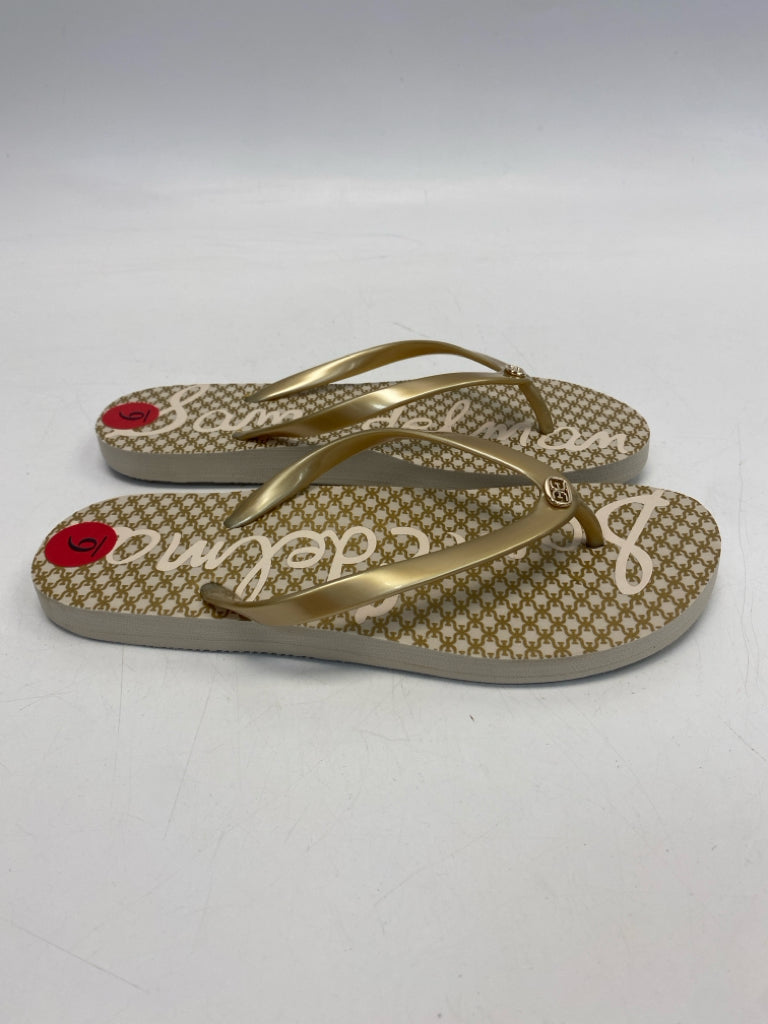 NEW Sam Edelman  Size 6 Gold Sandals