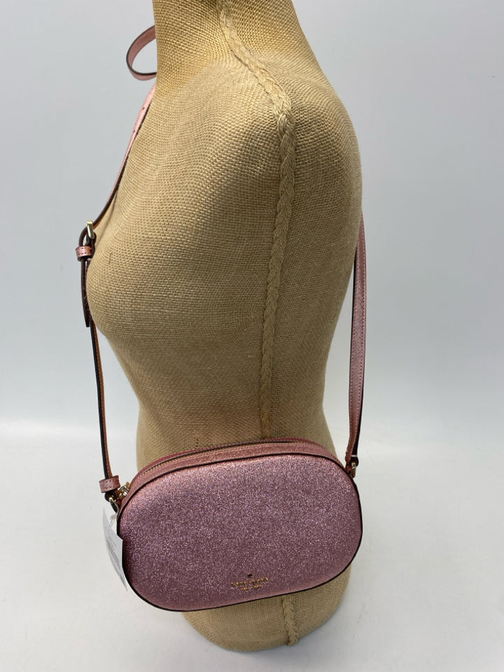 NWT Kate Spade Pink Glitter Crossbody