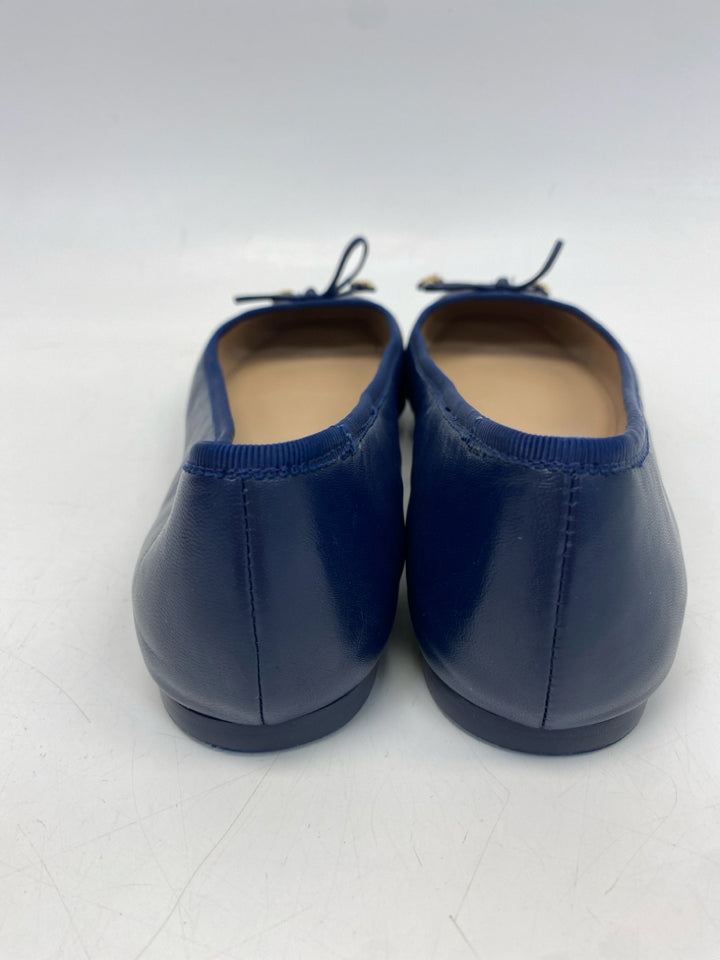 Tory Burch  Size 9 Dark Blue Bow(s) Flats