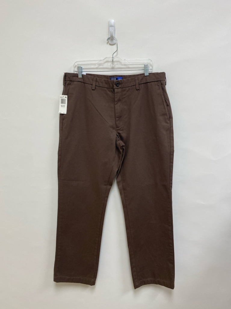 NWT Izod Size 36 Brown Men&