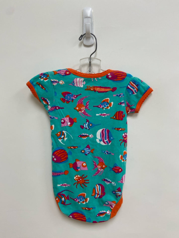 Hatley SIZE 18-24M Aqua/Orange Blue/Multi Fish Girl&