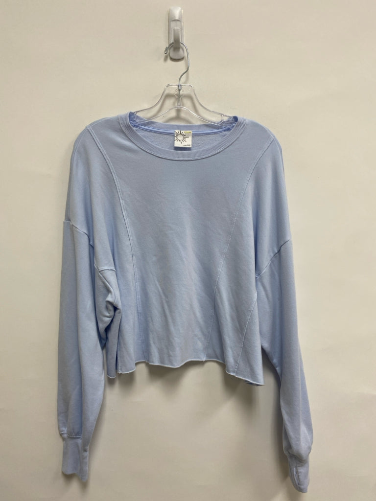 Aerie Size S Powder Blue Cropped Ladies Sweatshirt