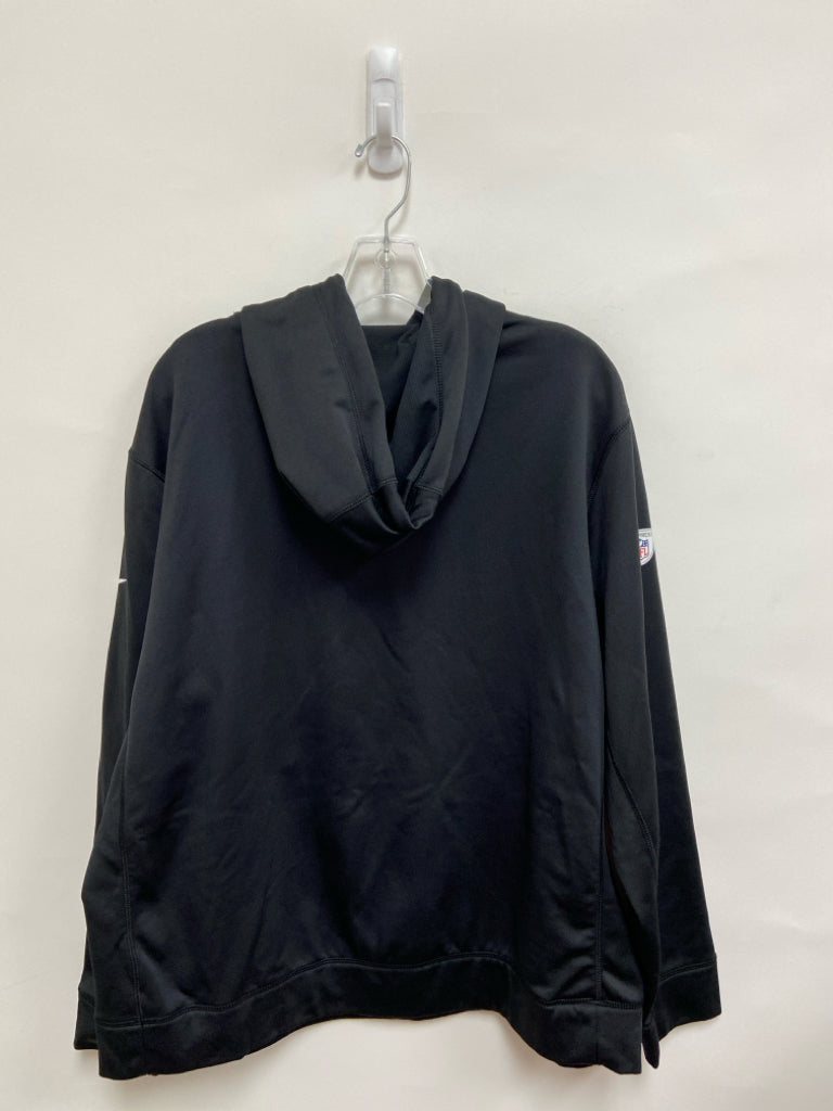 Nike Size XL Black Blue Carolina Panthers Hooded Men&