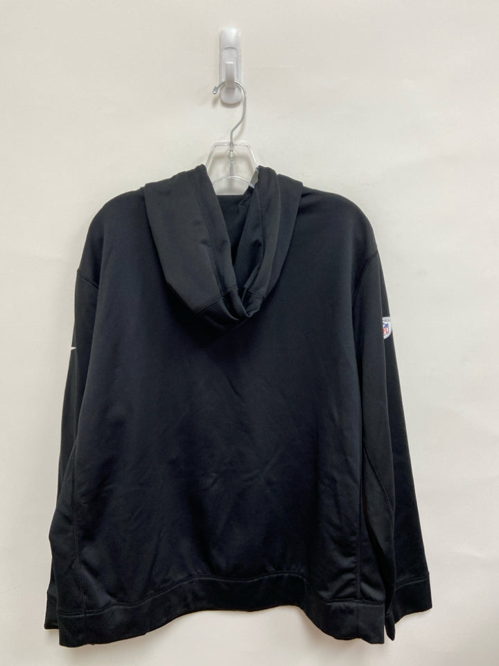 Nike Size XL Black Blue Carolina Panthers Hooded Men&