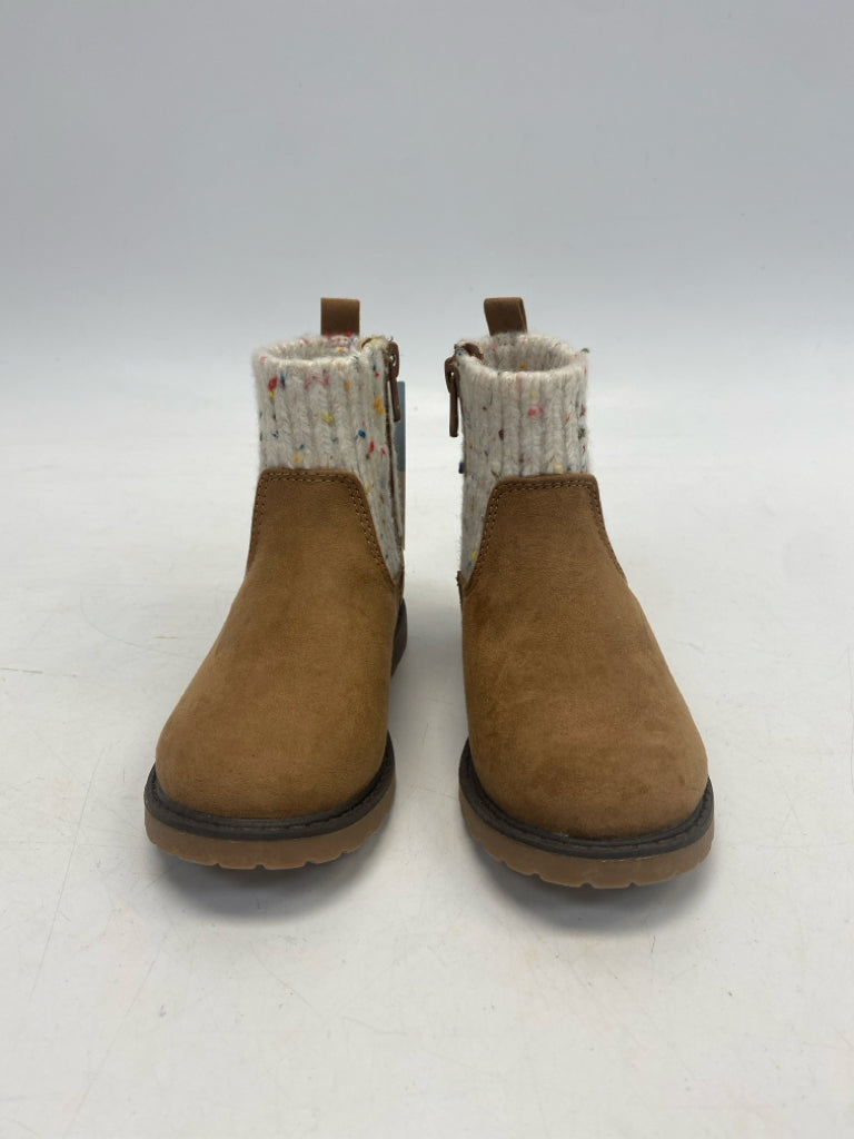 NWT Cat &amp; Jack SIZE 9 Brown Cream Girl&