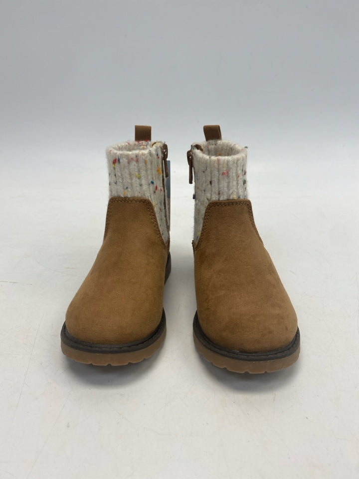 NWT Cat &amp; Jack SIZE 9 Brown Cream Girl&