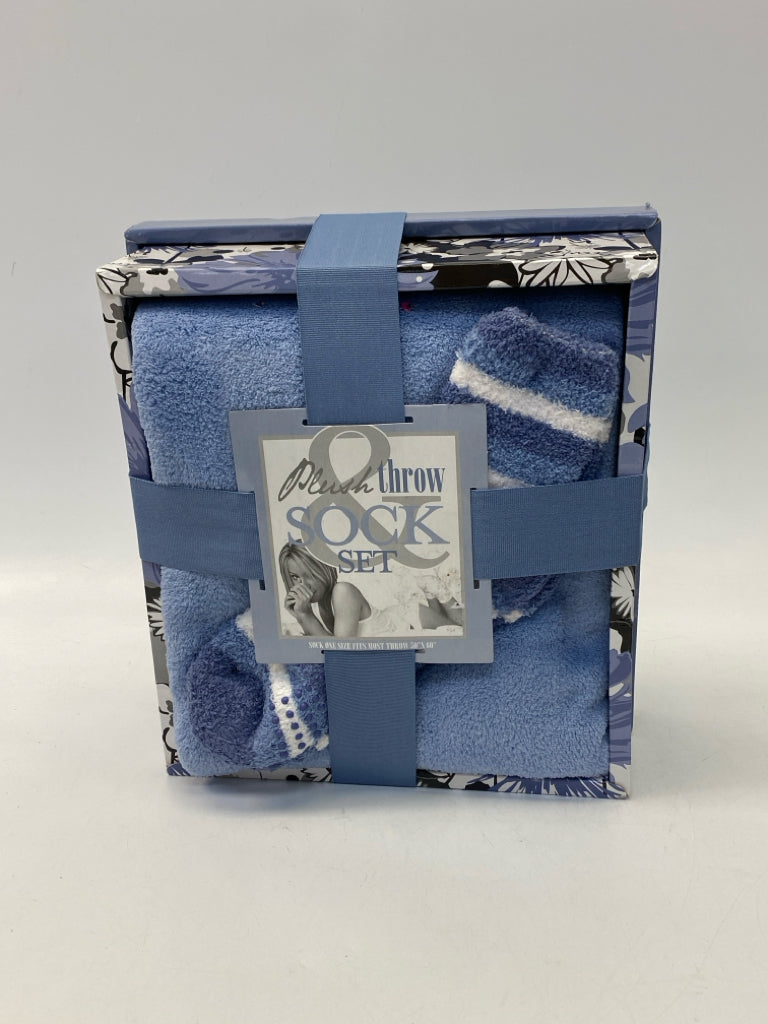 NEW/BOX Blue Blanket