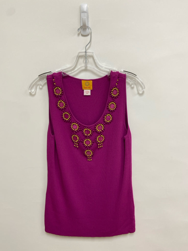 Ruby Rd. Size L Purple Beaded Tank Ladies Top