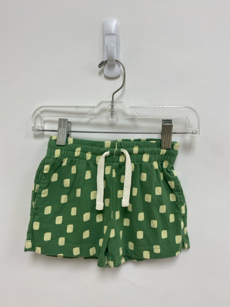 hanna Andersson SIZE 3T Green Yellow Squares Pull-on Girl&