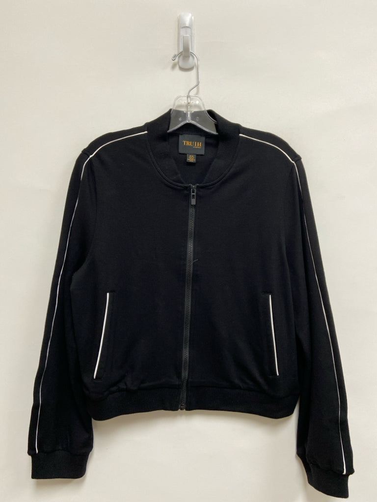 TRUTH BY REPUBLIC Size M Black White Trimmed Ladies Jacket