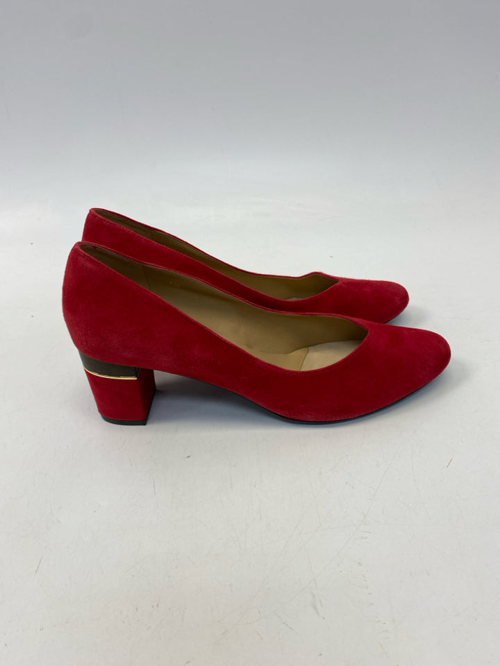 Vaneli US Shoe Size 11 Red Suede Heels