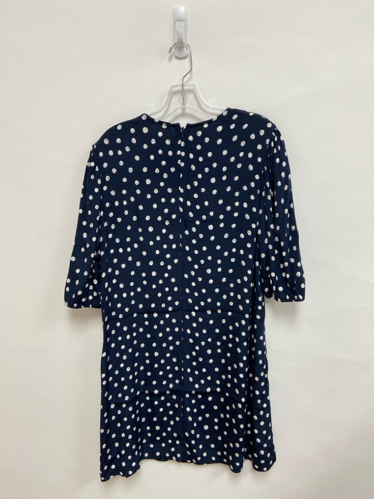 SAMSOE SAMSOE Size M Navy White Polka Dot Ladies Dress