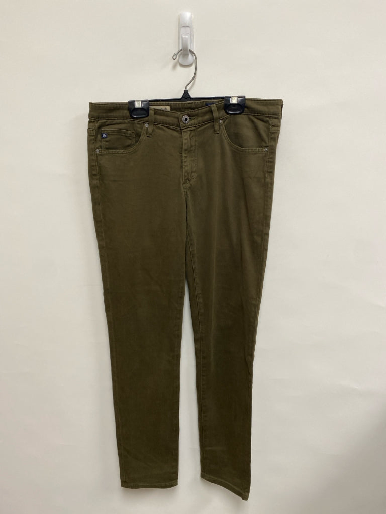 Adriano Goldschmied Size 28 Olive Green Ladies Pants