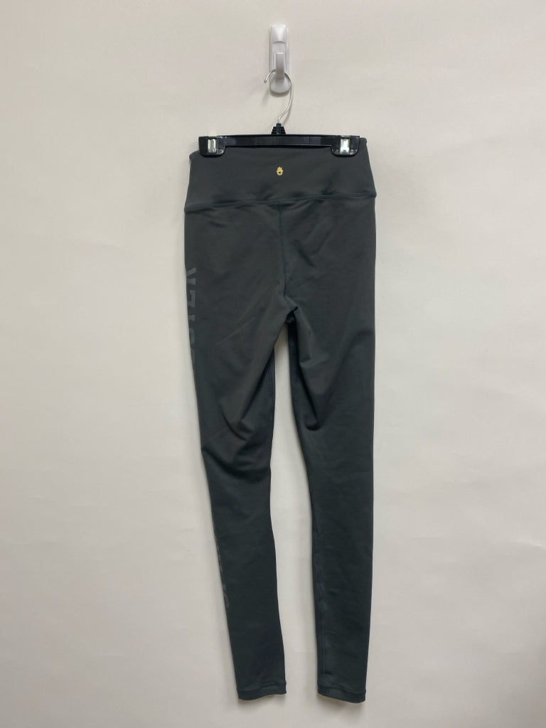 Spiritual Gangster Size XS Gray Logo Athletic Leggings
