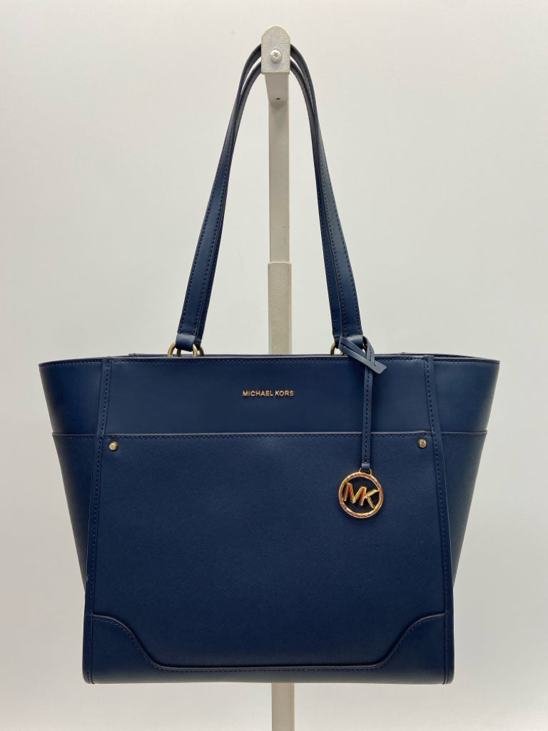 NWOT Michael Kors Navy Leather Handbag