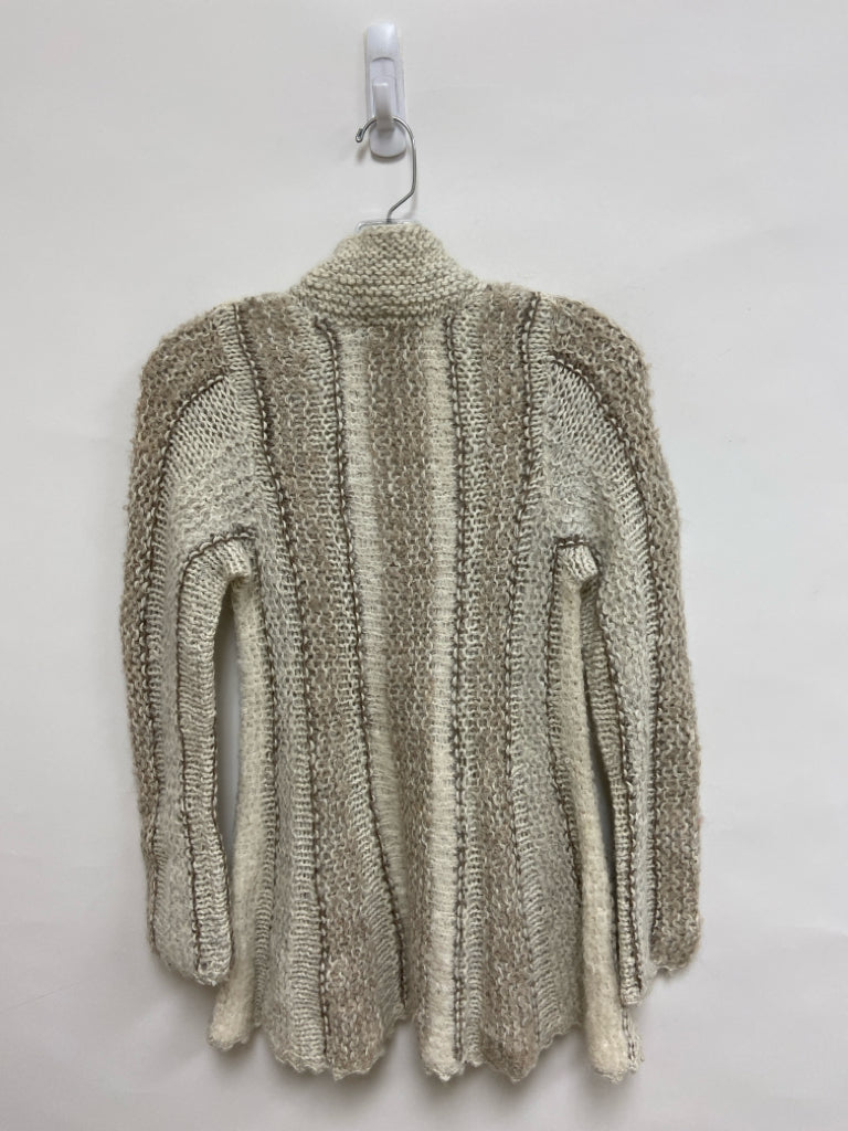 Peruvian Conn. Size XS Beige Tan Alpaca/Wool Blend Ladies Sweater