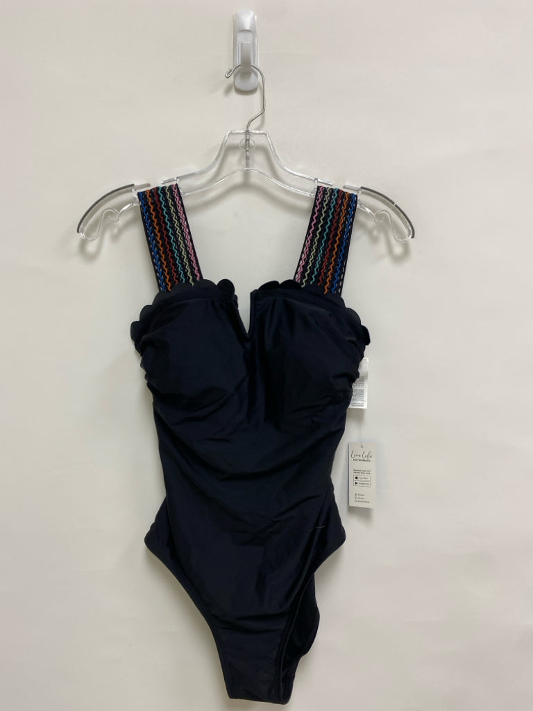 NWT Cupshe Size S Black Multi Color Ladies Swimwear