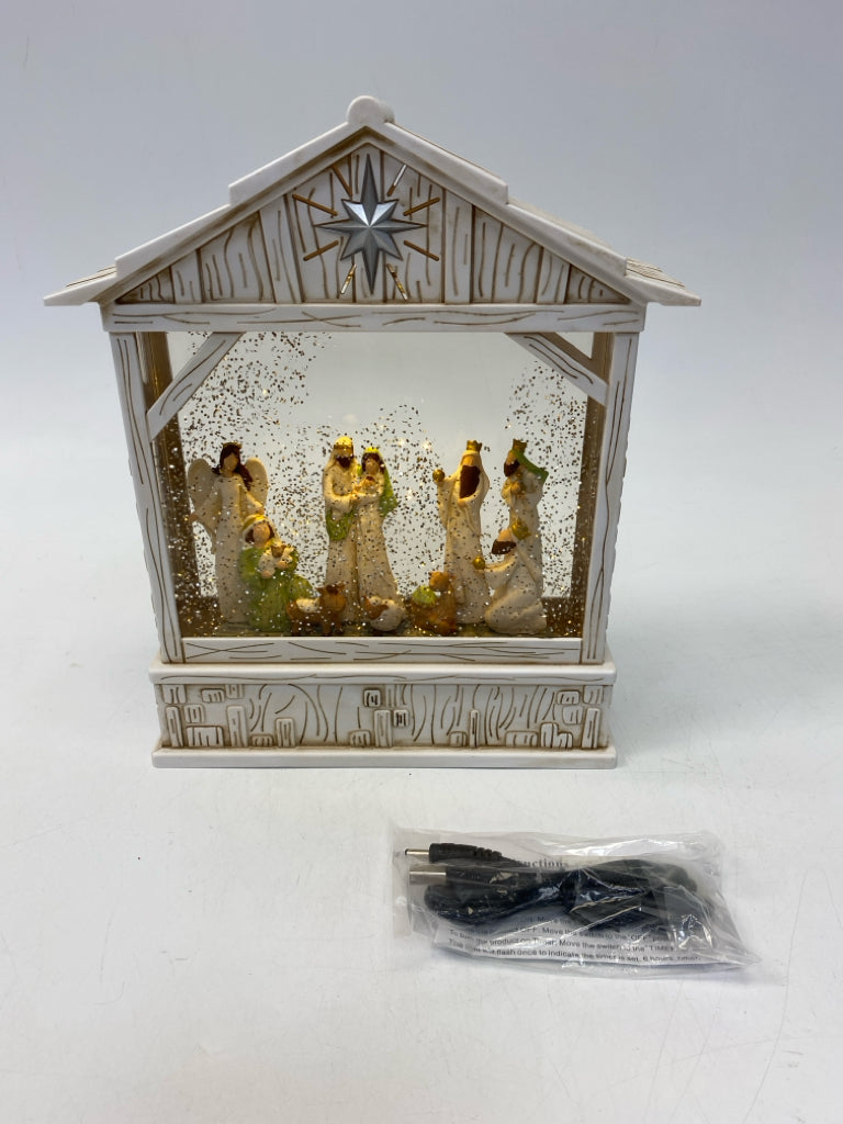 RAZ Imports Cream Brown Lit Christmas