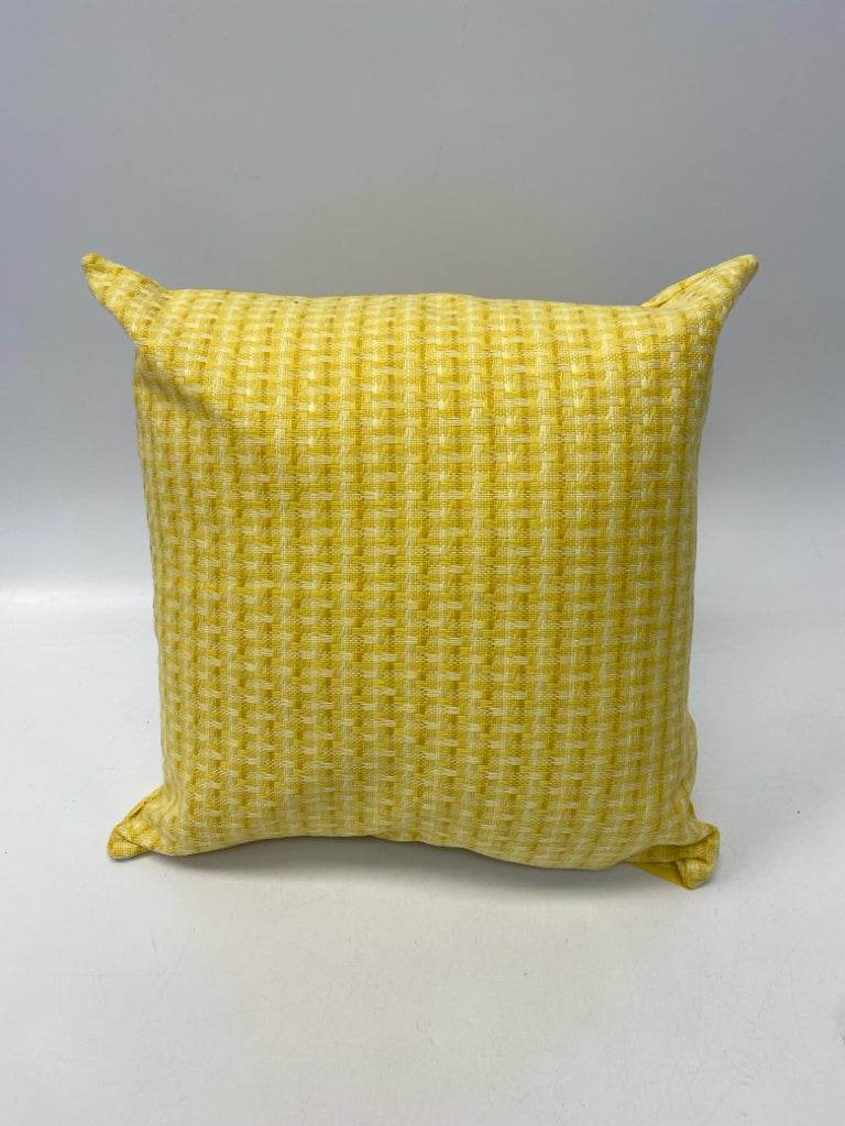 Yellow Print Pillow