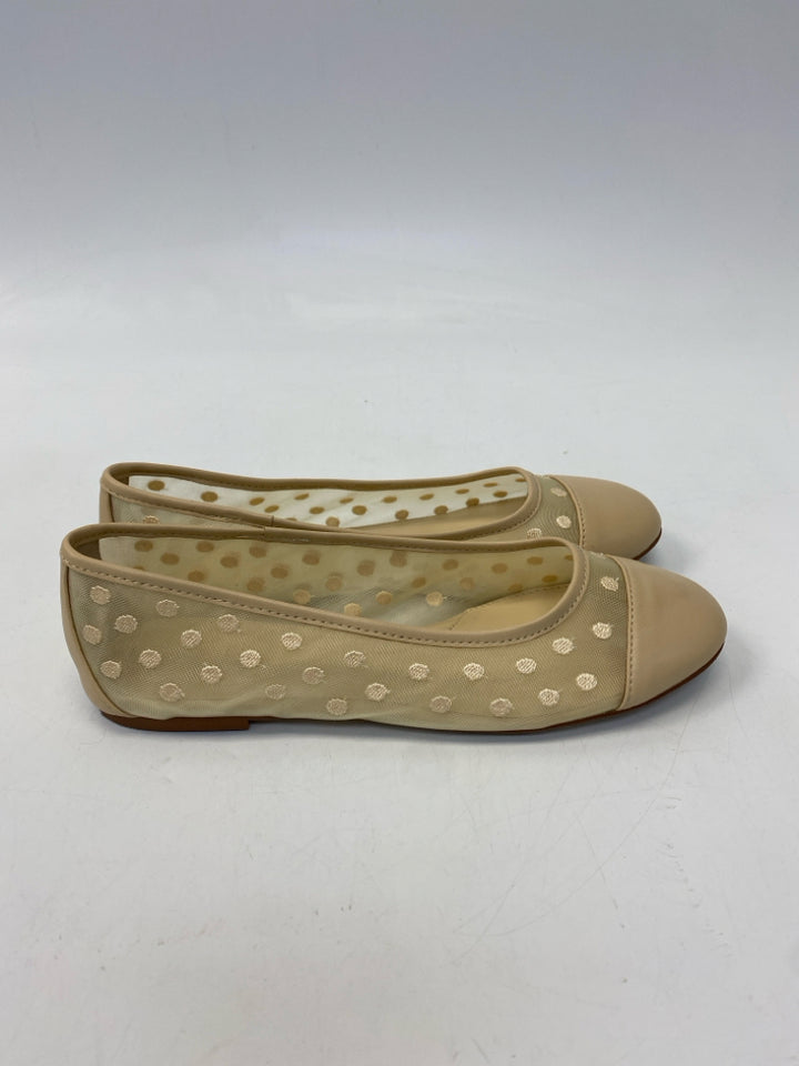 Talbots  Size 7.5 Beige Dot(s) Flats