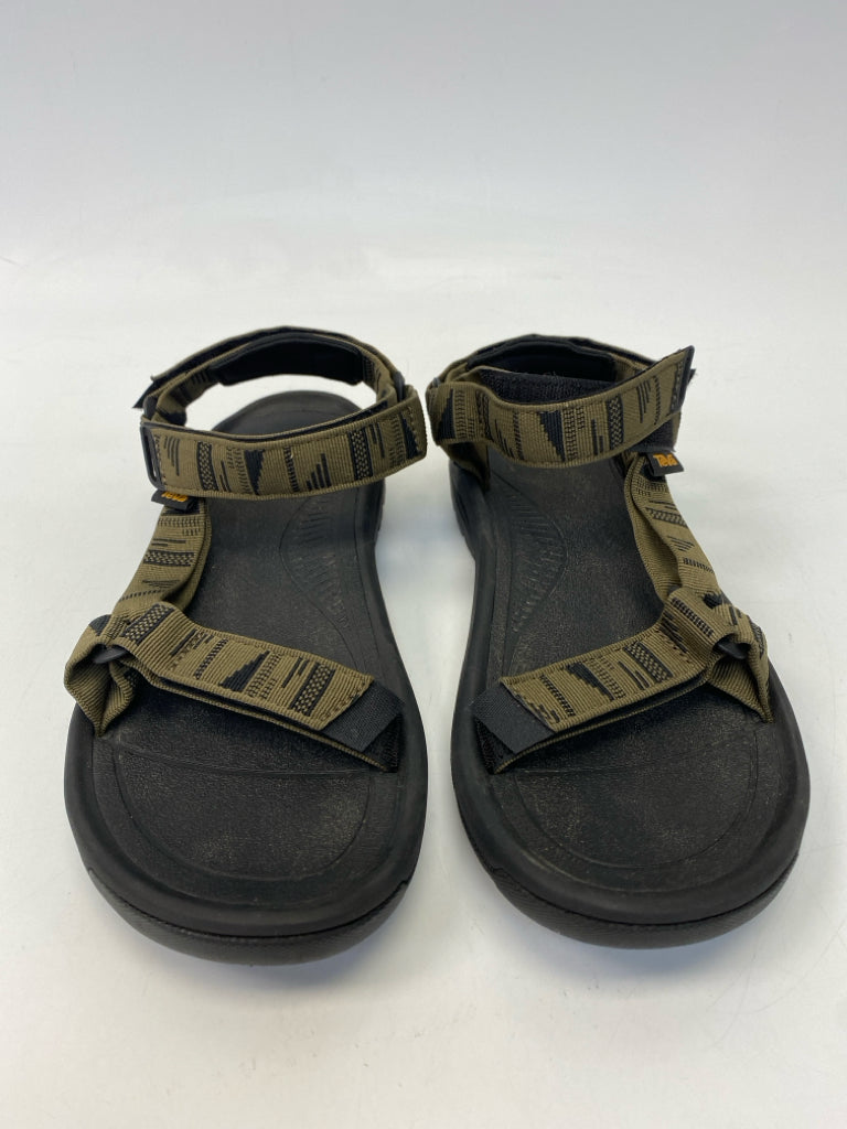 Teva Size 11 Olive Green Black Men&