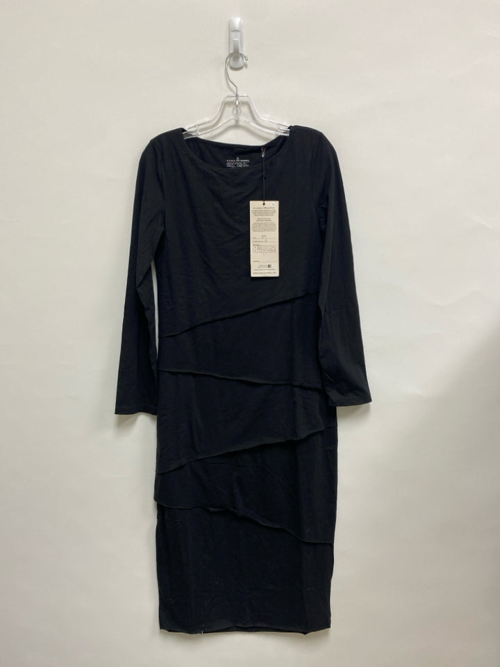 NWT Neon Buddha Size S Black Tiered Ladies Dress
