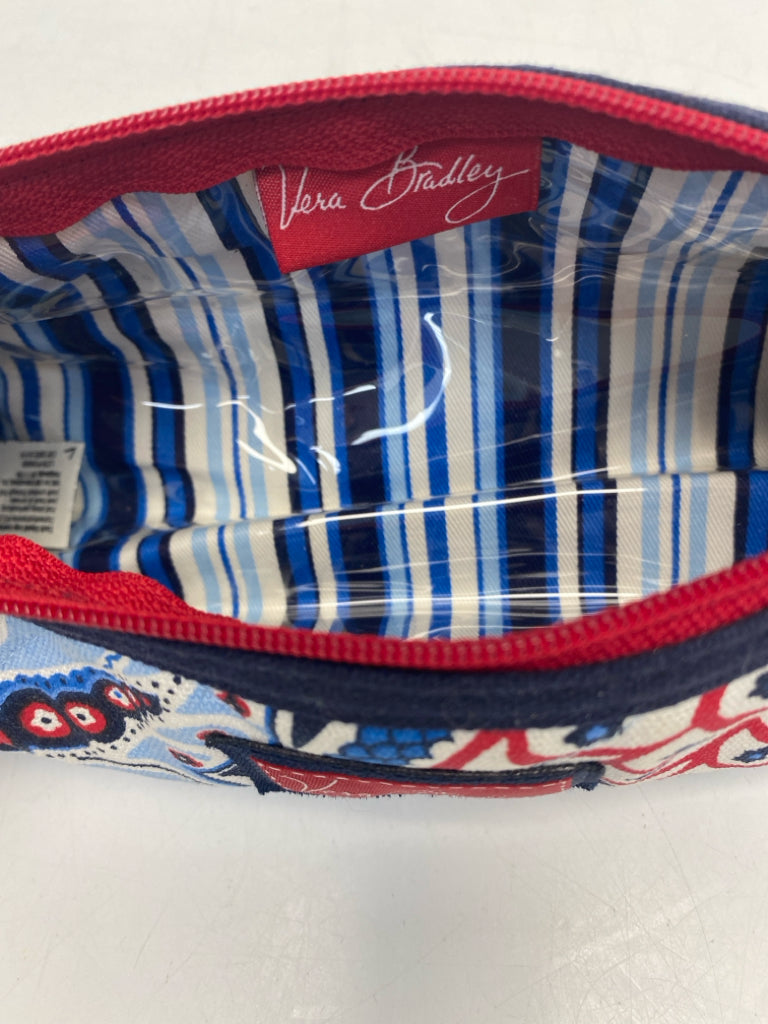 Vera Bradley Red/Blue Make-up Bag