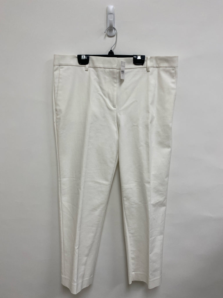 NWT Ann Taylor Size 12 White Ladies Pants