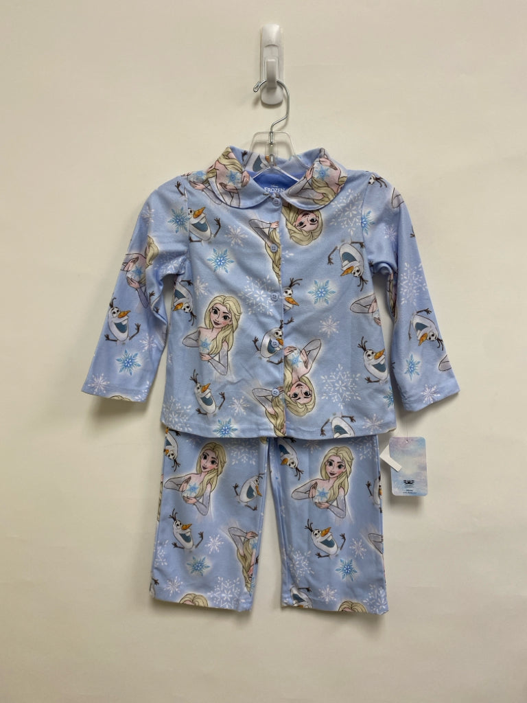 NWT Disney SIZE 4T Powder Blue Frozen Girl&