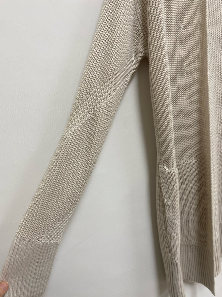 Lululemon Size M Beige Cardigan Ladies Sweater