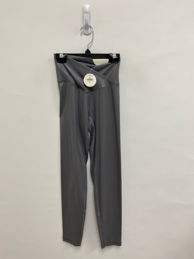NWT Aerie Size S Dark Silver Cropped Athletic Leggings