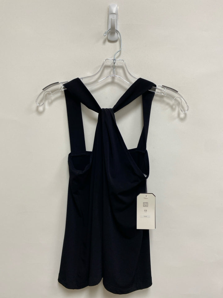 NWT Clara Sun Woo Size XS Black Twisted Tank Ladies Top