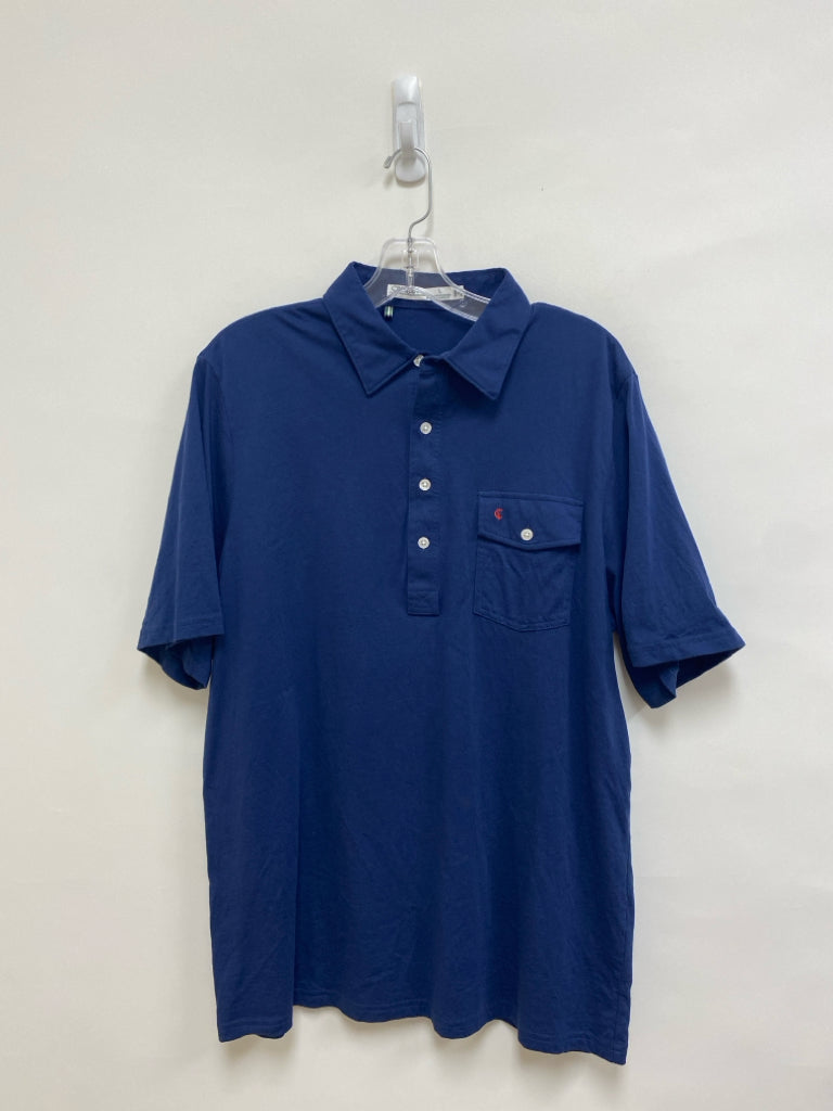 Size L Navy Polo Men&