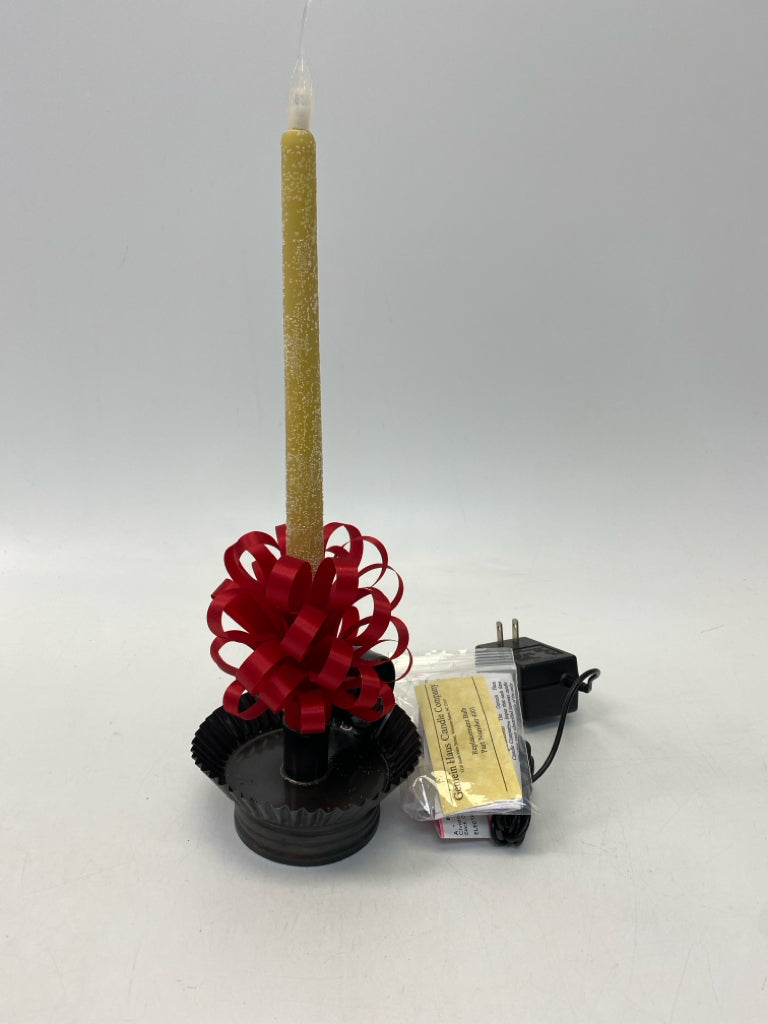 Black Cream/Red Metal Christmas