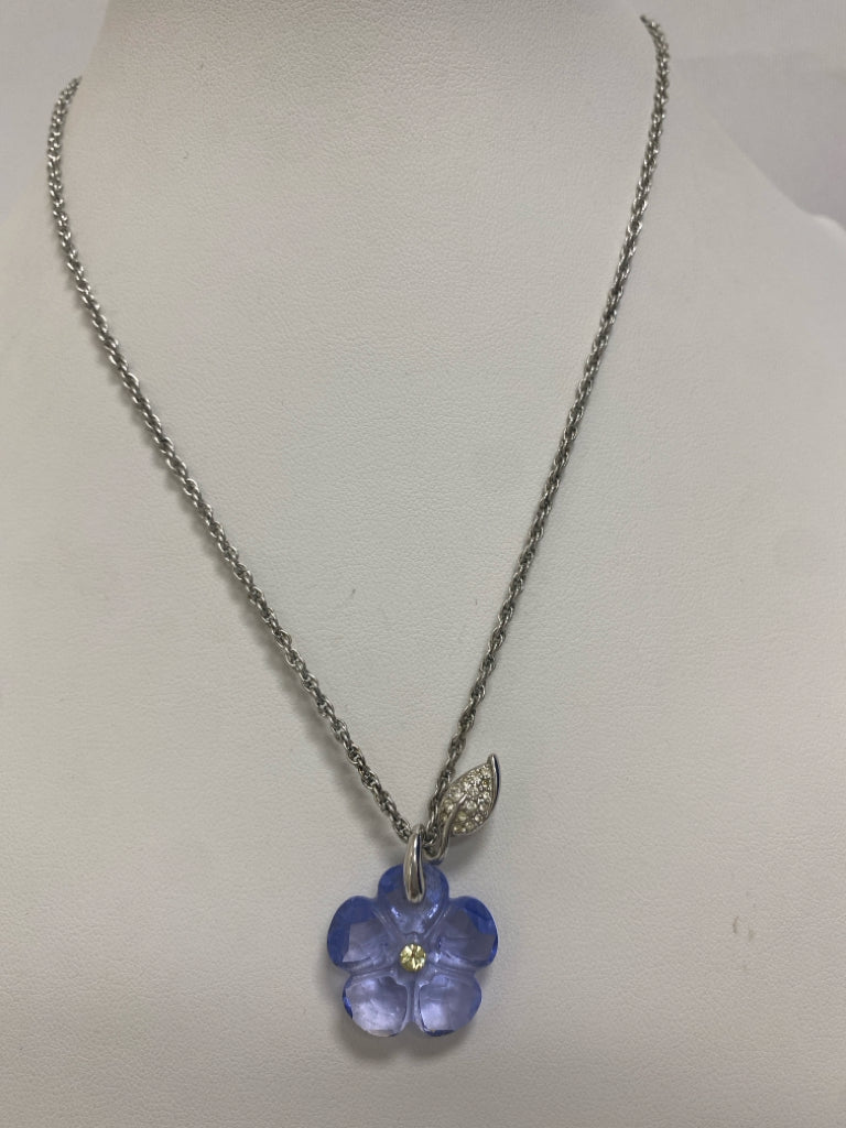Swarovski Purple Clear Jeweled Necklace