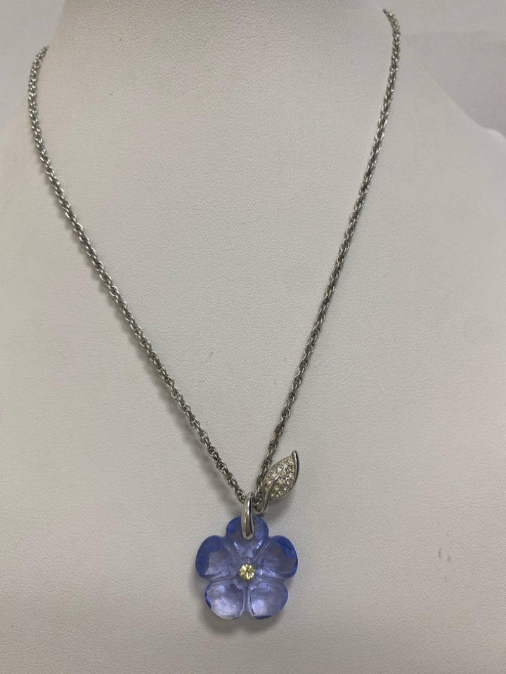 Swarovski Purple Clear Jeweled Necklace