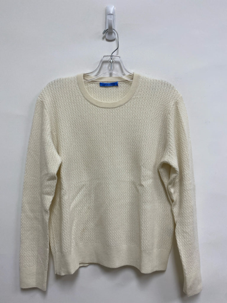 J McLaughlin Size M Cream Cashmere Ladies Sweater