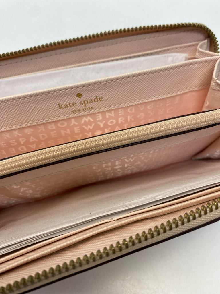 Kate Spade Beige Coral Wallet