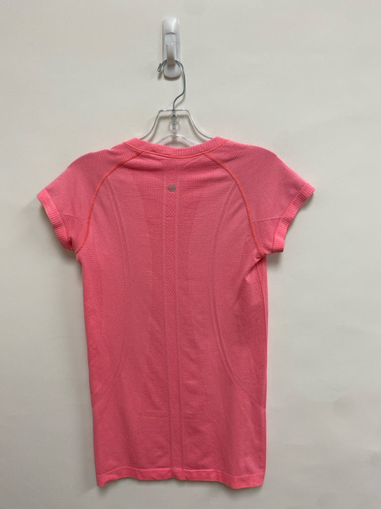 Lululemon Size 6 Neon Pink Athletic Top