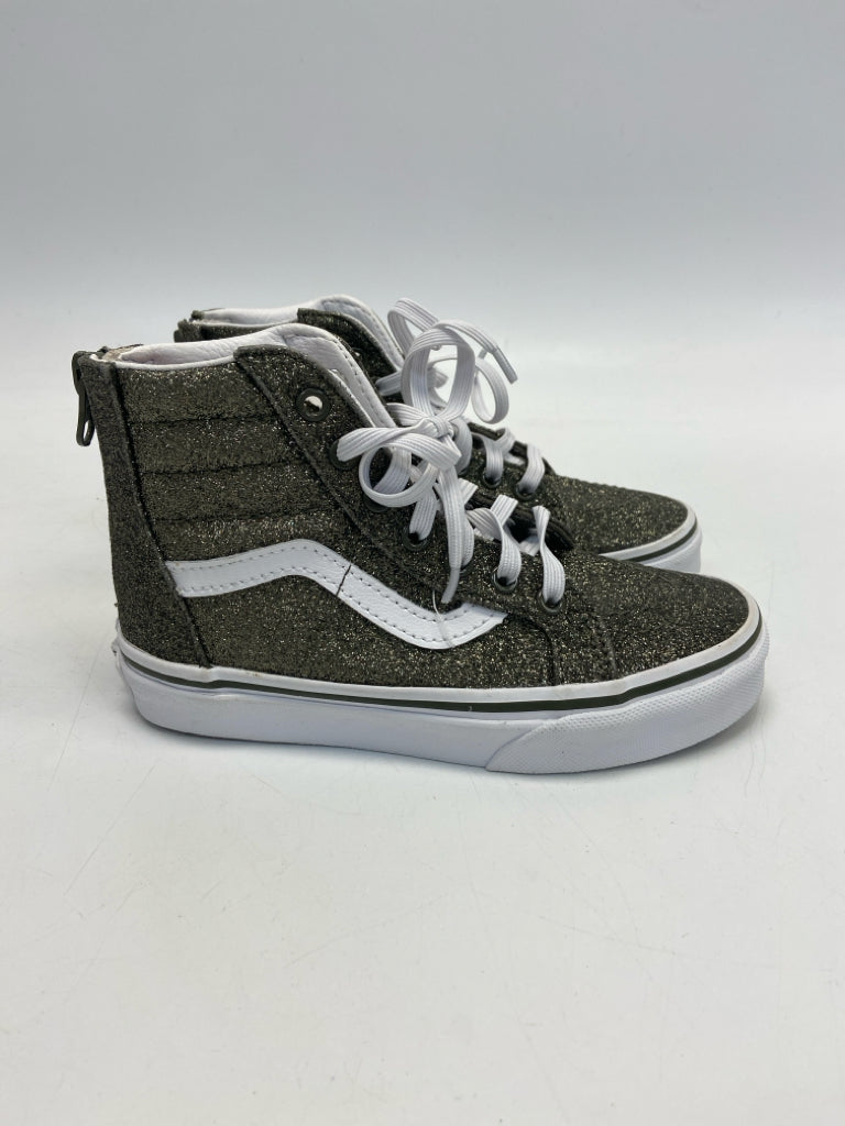 NWOT Vans SIZE 13 Olive White Glitter Girl&