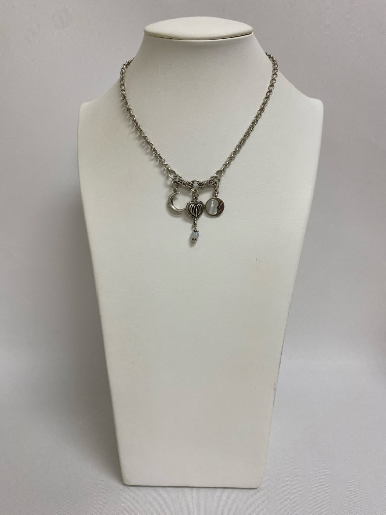 NWT Silver Charms Necklace