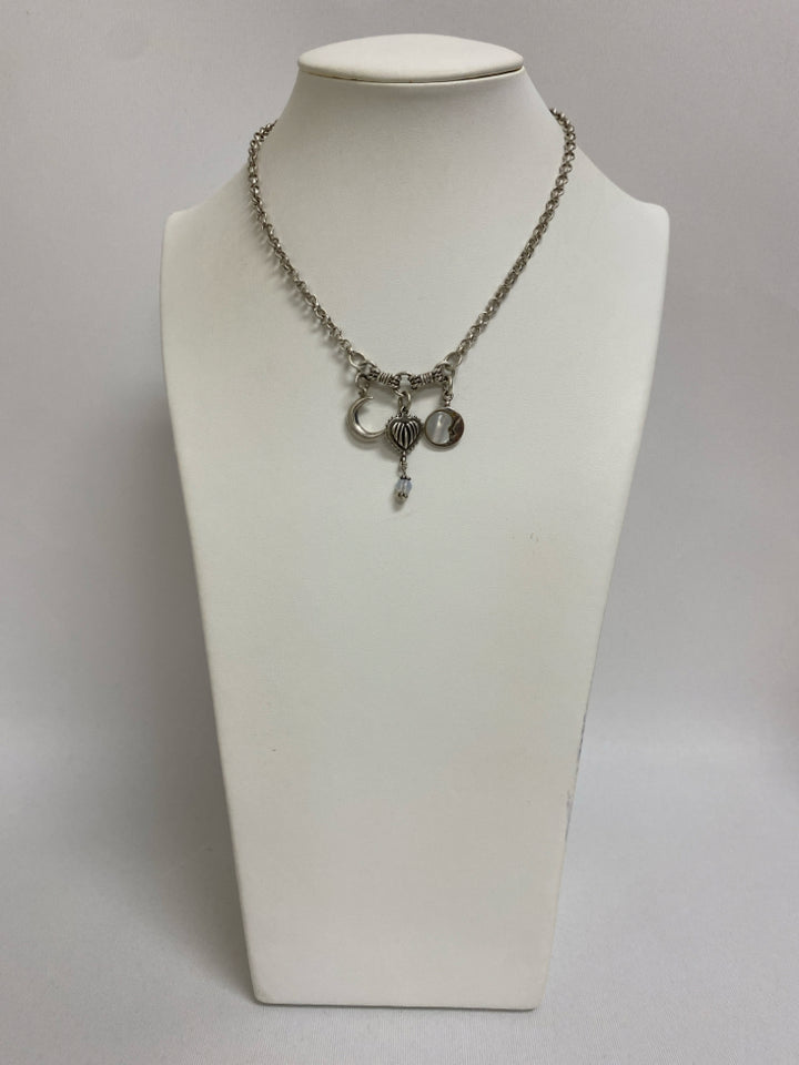 NWT Silver Charms Necklace