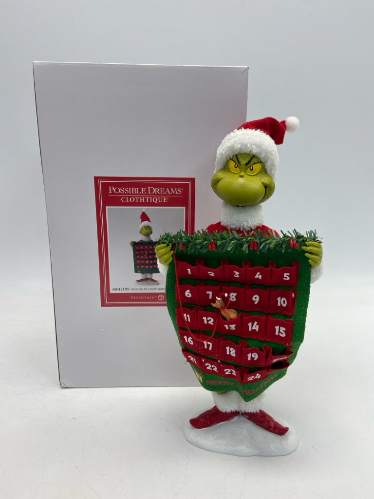 NEW/BOX Dept. 56 Red Green Christmas