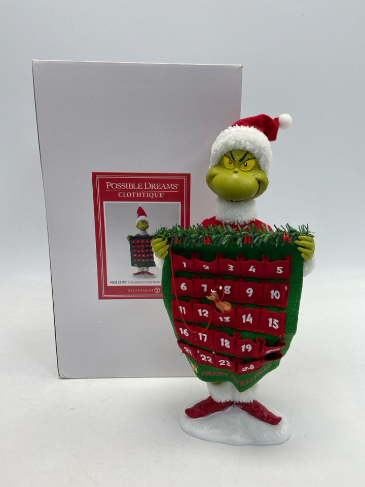 NEW/BOX Dept. 56 Red Green Christmas