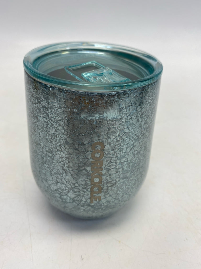 Corkcicle Blue Shimmery Tumbler