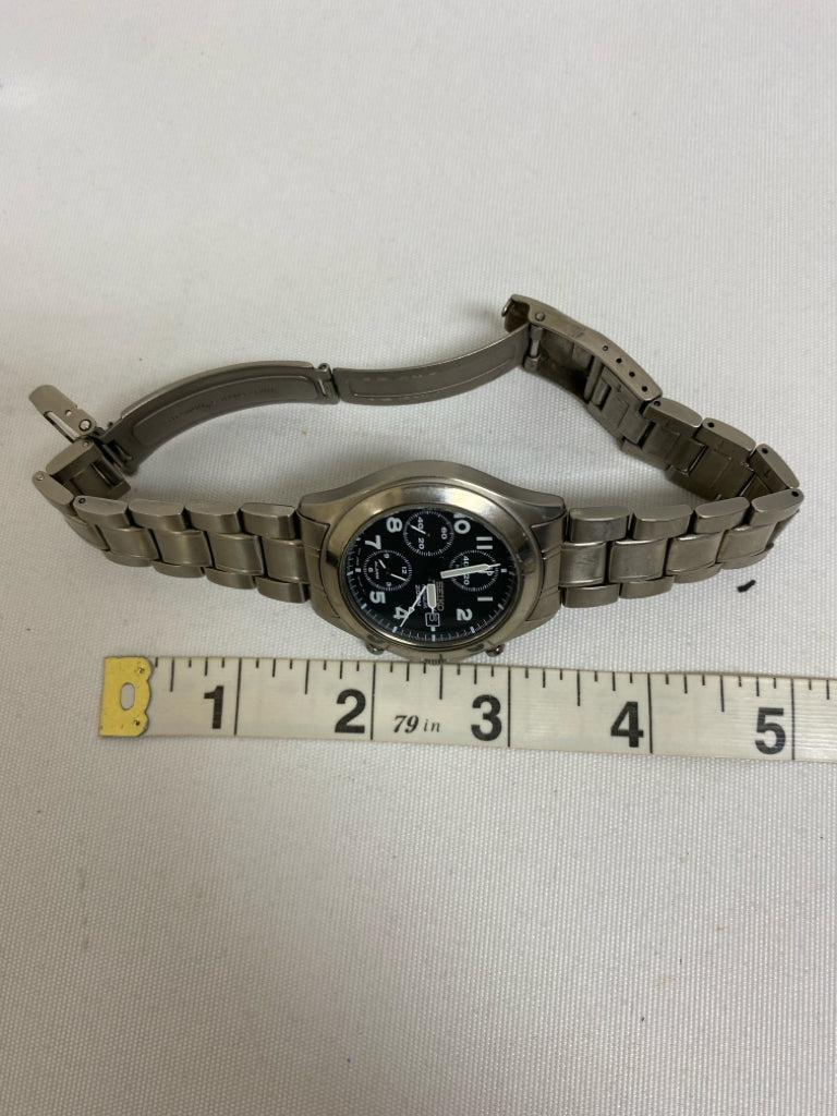 Seiko Silver Color White Men&