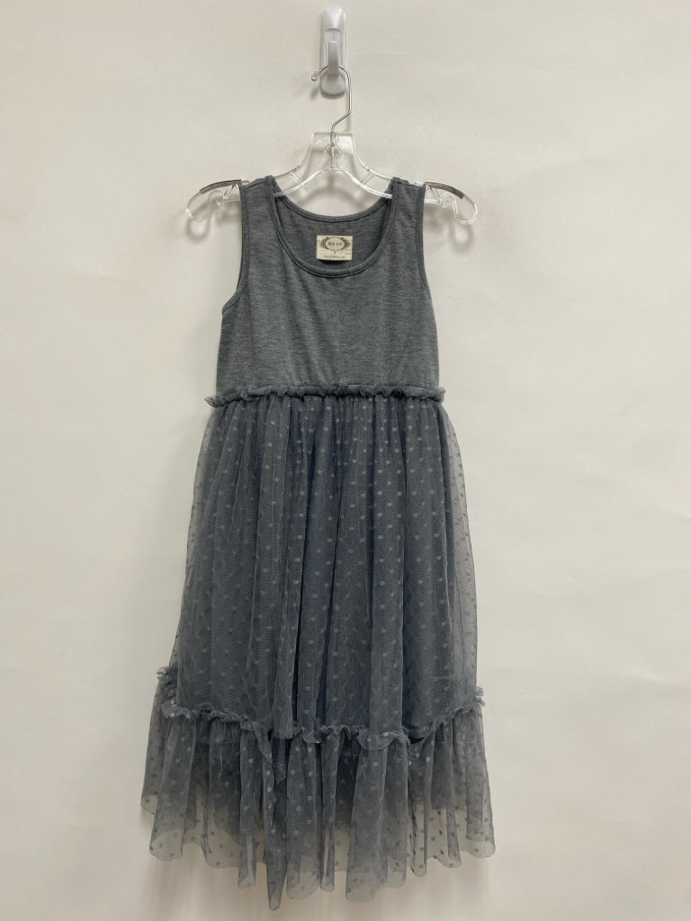 Mia Joy SIZE 8 Gray Sleeveless Tulle Girl&